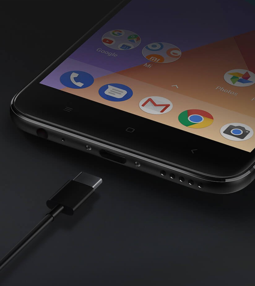 Type-C charging & 3.5mm jack