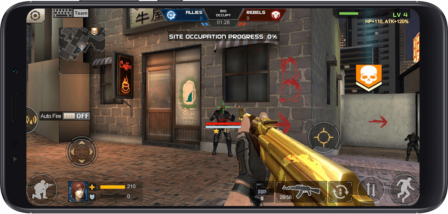 Wider view, larger display