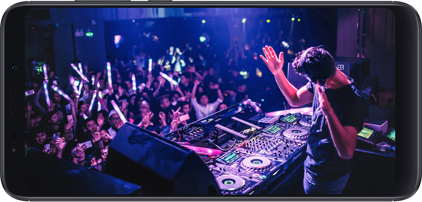 Wider view, larger display